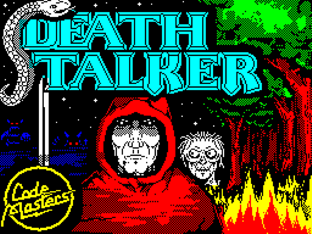Death Stalker title screen for ZX Spectrum